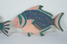 Load image into Gallery viewer, Handcrafted Paper Wall Art Trio – AutumnForest Tropical Fish by Melby