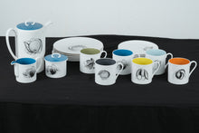 Load image into Gallery viewer, Susie Cooper “Black Fruit” Coffee Set by Wedgwood – 19-Piece Set – Excellent Condition