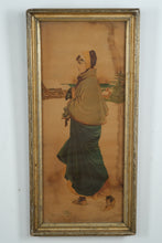 Load image into Gallery viewer, 19th Century Print of a Lady in Winter