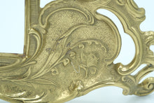 Load image into Gallery viewer, Art Nouveau Brass and Glass Inkwell Set- Virginia Metalcrafters