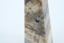 Load image into Gallery viewer, Rustic Earth-Toned Marble Obelisk – 6.5" Tall
