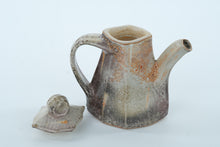 Load image into Gallery viewer, Artisan Stoneware Teapot – Hand-Glazed Ceramic with Loop Lid | 8" x 4" x 8"