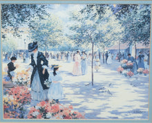 Load image into Gallery viewer, Parisian Flower Market Street Scene - Christa Kieffer