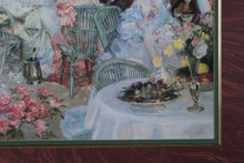 Load image into Gallery viewer, Pierre-Georges Jeanniot Print “Le Dîner à l’Hôtel Ritz, Paris” (1904) – Elegant Belle Époque Scene, 45" x 35"