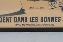 Load image into Gallery viewer, P Monnier Cafes BF Original French Advertising Poster Circa 1905 Paris 46 x 33