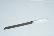 Load image into Gallery viewer, Cake Knife Sheffield England Stainless Steel Pearl Handle 13 Inch Serrated Blade