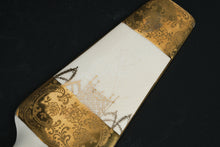 Load image into Gallery viewer, Antique Porcelain Cake Server with Ornate Gold Detailing