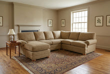 Load image into Gallery viewer, Masterfield Oversized Beige Textured Fabric Sectional Sofa with Chaise