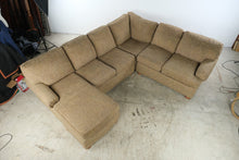Load image into Gallery viewer, Masterfield Oversized Beige Textured Fabric Sectional Sofa with Chaise