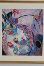 Load image into Gallery viewer, Lynn Hays Lemonade Morning Floral Still Life Art Prints Gold Frames Pair