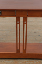 Load image into Gallery viewer, Canal Dover Mission Style Solid Cherry Console Table with Drawers