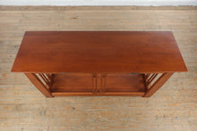 Load image into Gallery viewer, Canal Dover Mission Style Solid Cherry Console Table with Drawers