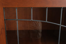Load image into Gallery viewer, Canal Dover Hill House Solid Cherry Display Cabinet with Leaded Glass Doors