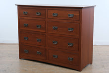 Load image into Gallery viewer, Canal Dover Hill House Collection Amish Mission Style 8 Drawer Dresser