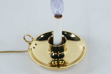 Load image into Gallery viewer, Electric Brass Candle Lamp – Chamberstick Style Accent Light