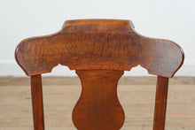 Load image into Gallery viewer, Antique Wood Cane Seat Side Chair with Shaped Crest Rail and Splat