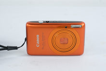 Load image into Gallery viewer, Canon PowerShot SD1400 IS Digital ELPH Orange 14MP Camera Box Tested Working