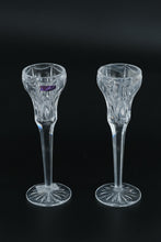 Load image into Gallery viewer, Marquis by Waterford “Canterbury” Crystal Candlestick Pair – Made in Germany – Original Box
