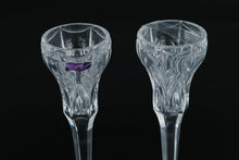 Load image into Gallery viewer, Marquis by Waterford “Canterbury” Crystal Candlestick Pair – Made in Germany – Original Box