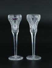 Load image into Gallery viewer, Marquis by Waterford “Canterbury” Crystal Candlestick Pair – Made in Germany – Original Box