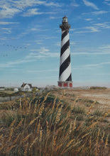 Load image into Gallery viewer, William Mangum Signed Limited Edition Print – "Cape Hatteras" (1148/1250) – Professionally Framed