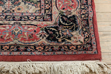 Load image into Gallery viewer, Capel Rugs Traditional Medallion Area Rug – Red, Black & Green