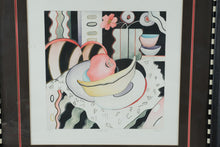 Load image into Gallery viewer, Artisio Espresso Cappuccino Limited Edition Abstract Still Life Prints Set of 2 Framed 37x37
