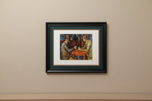 Load image into Gallery viewer, Cezanne The Card Players Framed Art Print Les Joueurs de Cartes 38x32