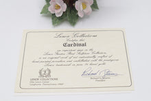 Load image into Gallery viewer, Lenox Cardinal Fine Porcelain Bird Figurine Flowers Original Certificate