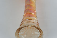 Load image into Gallery viewer, Rare 20" Tall Imperial Ripple Marigold Carnival Glass Vase