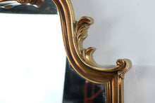 Load image into Gallery viewer, Carolina Mirror Gilt Wood Wall Mirror – Ornate Traditional Scroll Design, 20” x 41”