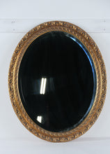 Load image into Gallery viewer, Carolina Mirror Company Round Ornate Wall Mirror – Gold Scroll Resin Frame – 26" x 32.5"
