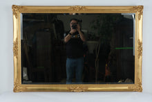 Load image into Gallery viewer, Large Rococo Style Gold Gilt Ornate Wall Mirror, French Revival