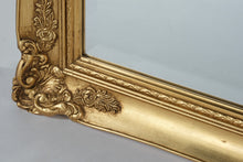 Load image into Gallery viewer, Large Rococo Style Gold Gilt Ornate Wall Mirror, French Revival