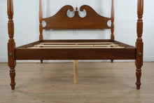 Load image into Gallery viewer, Caroline Paige Solid Wood Full Size Canopy Poster Bed with Arched Crown