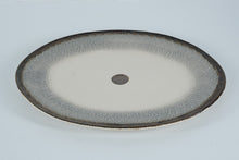 Load image into Gallery viewer, Fitz & Floyd “Carrington” Large Oval Serving Platter – Embossed Leaf Border – 17.5" x 13"
