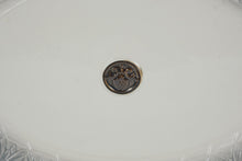 Load image into Gallery viewer, Fitz & Floyd “Carrington” Large Oval Serving Platter – Embossed Leaf Border – 17.5" x 13"