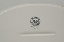 Load image into Gallery viewer, Fitz & Floyd “Carrington” Large Oval Serving Platter – Embossed Leaf Border – 17.5" x 13"