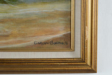 Load image into Gallery viewer, Signed Boone 1986 Original Coastal Seascape Oil Painting Framed Beach Art 19x16
