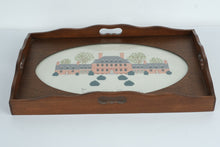 Load image into Gallery viewer, Carter’s Grove Plantation Needlepoint Serving Tray