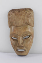 Load image into Gallery viewer, Carved African Wall Hanging Mask - 7 x 12