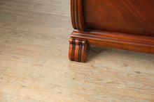 Load image into Gallery viewer, Traditional Carved Queen Size Bed Frame with Scrollwork