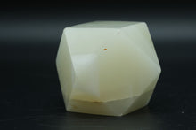 Load image into Gallery viewer, Carved Alabaster Geometric Paperweight – 14-Sided Polyhedron