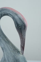 Load image into Gallery viewer, Wooden Carved Crane Statue