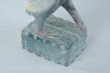 Load image into Gallery viewer, Wooden Carved Crane Statue