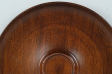 Load image into Gallery viewer, Carved Wooden Chip and Dip / Hors D'oeuvres Plate - Rosario Woodturning - Puerto Rico