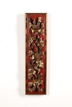 Load image into Gallery viewer, Carved Oriental Flowers on Custom Made Frame