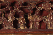 Load image into Gallery viewer, Carved Oriental Panel in Custom Frame with Mirror