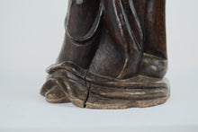 Load image into Gallery viewer, Carved Wooden Angel Playing Violin - Paper Mache Form - Vintage