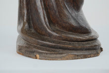 Load image into Gallery viewer, Carved Wooden Angel Playing Violin - Paper Mache Form - Vintage